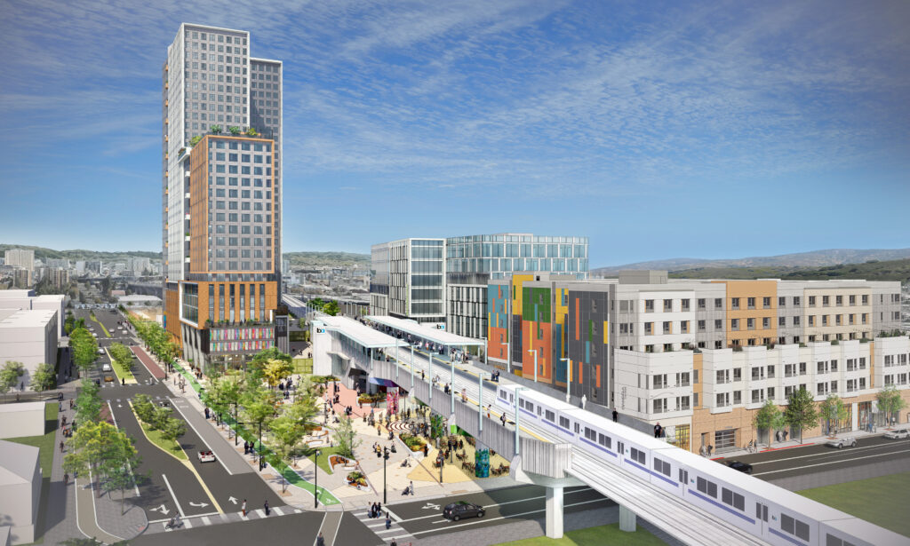 Mandela Station Rendering w train 2026